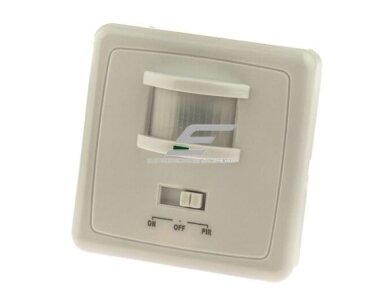 Judesio jutiklis | daviklis | 1200W | 110-240V | 45x37x36mm | 60° | 9m | IP20 | baltas | potinkinis | 1465500 Judesio jutiklis | daviklis | 1200W | 110-240V | 45x37x36mm | 60° | 9m | IP20 | baltas | potinkinis | 1465500