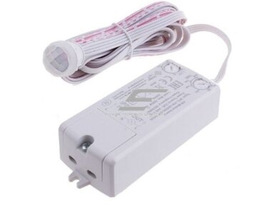 Judesio jutiklis | daviklis su valdikliu | PIR | 500W | 230V | 77x35x21mm | 6m | IP20 | baltas | įleidžiamas | WYL-PIR-GD500-01 | 5900652147557