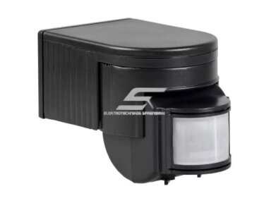 Judesio jutiklis | daviklis | 1100W | 230V | 122x82x72mm | 180° | 12m | IP44 | juodas | virštinkinis | IEK | DD012 | LDD10-012-1100-002