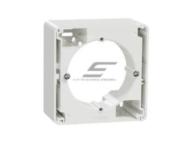 Elektros instaliacijos adapteris | iš potinkinės į virštinkinę | 1 vietos | IP20 | baltas | Sedna Design | Schneider Electric | SDD111901 Elektros instaliacijos adapteris | iš potinkinės į virštinkinę | 1 vietos | IP20 | baltas | Sedna Design | Schneider Electric | SDD111901