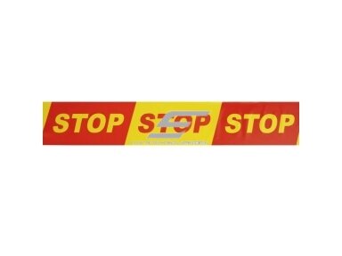 Įspėjamoji juosta "STOP" | 100mm | raudona/geltona | 4779039134029 Įspėjamoji juosta "STOP" | 100mm | raudona/geltona | 4779039134029