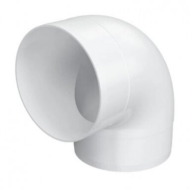 Duct connector | ventilation system | elbow | 90° | D100 | plastic | 10JO90 Duct connector | ventilation system | elbow | 90° | D100 | plastic | 10JO90
