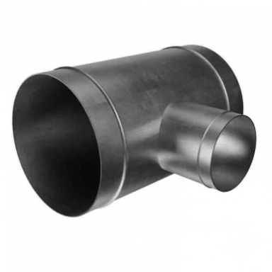 T-shaped duct connector | tee fitting | for ventilation systems | D315/160 | silver | galvanized steel T-shaped duct connector | tee fitting | for ventilation systems | D315/160 | silver | galvanized steel