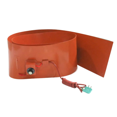 Band heater | heating sleeve with temperature controller | 2000W | 230V | up to +250°C | 250x1740x1.5mm