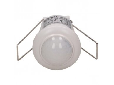 Judesio | būvio jutiklis | daviklis | 300W | 230V | 40x66,5mm | 360° | 6m | IP20 | baltas | potinkinis | Orno | OR-CR-257 | 5900378650256 1 Judesio | būvio jutiklis | daviklis | 300W | 230V | 40x66,5mm | 360° | 6m | IP20 | baltas | potinkinis | Orno | OR-CR-257 | 5900378650256 1