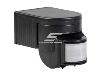 Judesio jutiklis | daviklis | 1100W | 230V | 122x82x72mm | 180° | 12m | IP44 | juodas | virštinkinis | IEK | DD012 | LDD10-012-1100-002 Judesio jutiklis | daviklis | 1100W | 230V | 122x82x72mm | 180° | 12m | IP44 | juodas | virštinkinis | IEK | DD012 | LDD10-012-1100-002