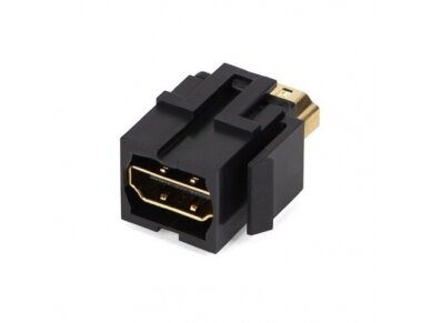 Modulinė jungtis | įmontuojama | 1xHDMI | tiesi | keystone tipo | juoda | Bachmann | SA.PO.ST.HDMI Modulinė jungtis | įmontuojama | 1xHDMI | tiesi | keystone tipo | juoda | Bachmann | SA.PO.ST.HDMI
