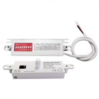 Microwave radar motion sensor | detector | dimmer | for lamps | 5.8GHz | 0.3mW | 12VDC | 6m | IP20 Microwave radar motion sensor | detector | dimmer | for lamps | 5.8GHz | 0.3mW | 12VDC | 6m | IP20