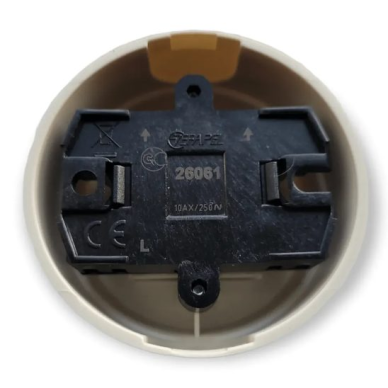 2-gang switch 10A | 230V | surface-mounted | plastic | retro style | white 1 2-gang switch 10A | 230V | surface-mounted | plastic | retro style | white 1