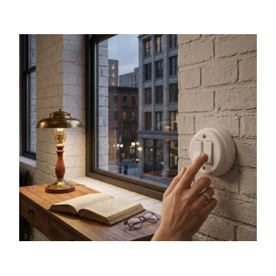 2-gang switch 10A | 230V | surface-mounted | plastic | retro style | white 2 2-gang switch 10A | 230V | surface-mounted | plastic | retro style | white 2