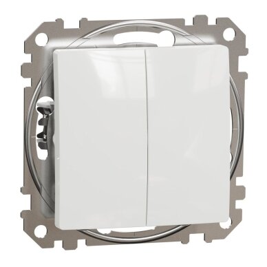Lüliti | 2-klahviline | 10A | süvispaigaldusega | IP20 | valge | Sedna Design | Schneider Electric | SDD111105 Lüliti | 2-klahviline | 10A | süvispaigaldusega | IP20 | valge | Sedna Design | Schneider Electric | SDD111105
