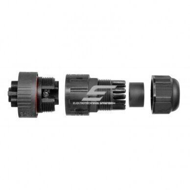 Connector | socket for cables WP5/HEM | 0.5–1.5mm² | 4P+PE | sealed IP68 1