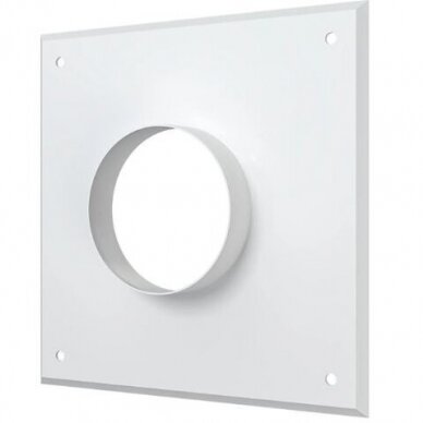 Adapteris | sienas savienojums | gaisa vada stiprināšanai | ventilācijai | ventilācijas sistēmām | D150 | balts | tērauda | 15MTP30x30