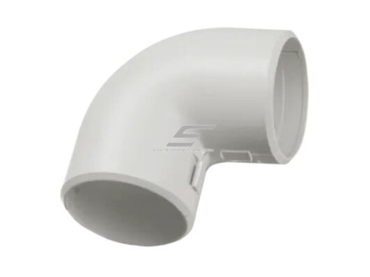Kampinė mova | jungtis instaliaciniam vamzdžiui | D25mm | 90° | plastikinė | pilka | IP40 | IEK | CTA10D-CIG25-K41-050 | 4606056005431