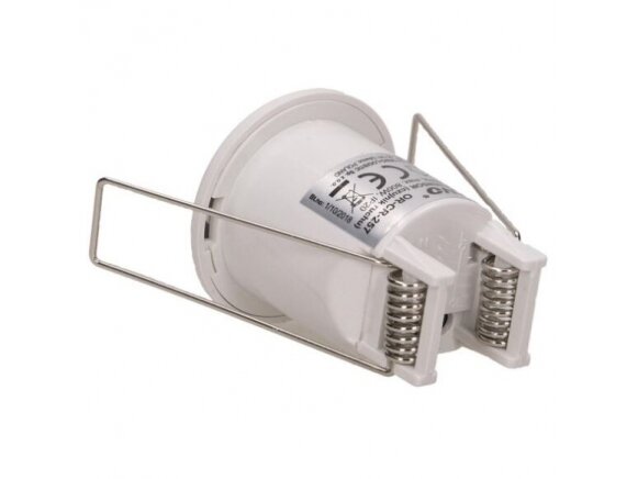Judesio | būvio jutiklis | daviklis | 300W | 230V | 40x66,5mm | 360° | 6m | IP20 | baltas | potinkinis | Orno | OR-CR-257 | 5900378650256 2