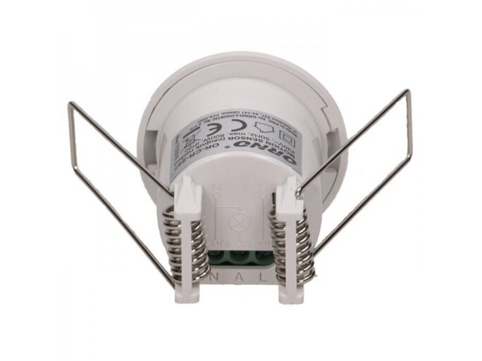 Judesio | būvio jutiklis | daviklis | 300W | 230V | 40x66,5mm | 360° | 6m | IP20 | baltas | potinkinis | Orno | OR-CR-257 | 5900378650256 3