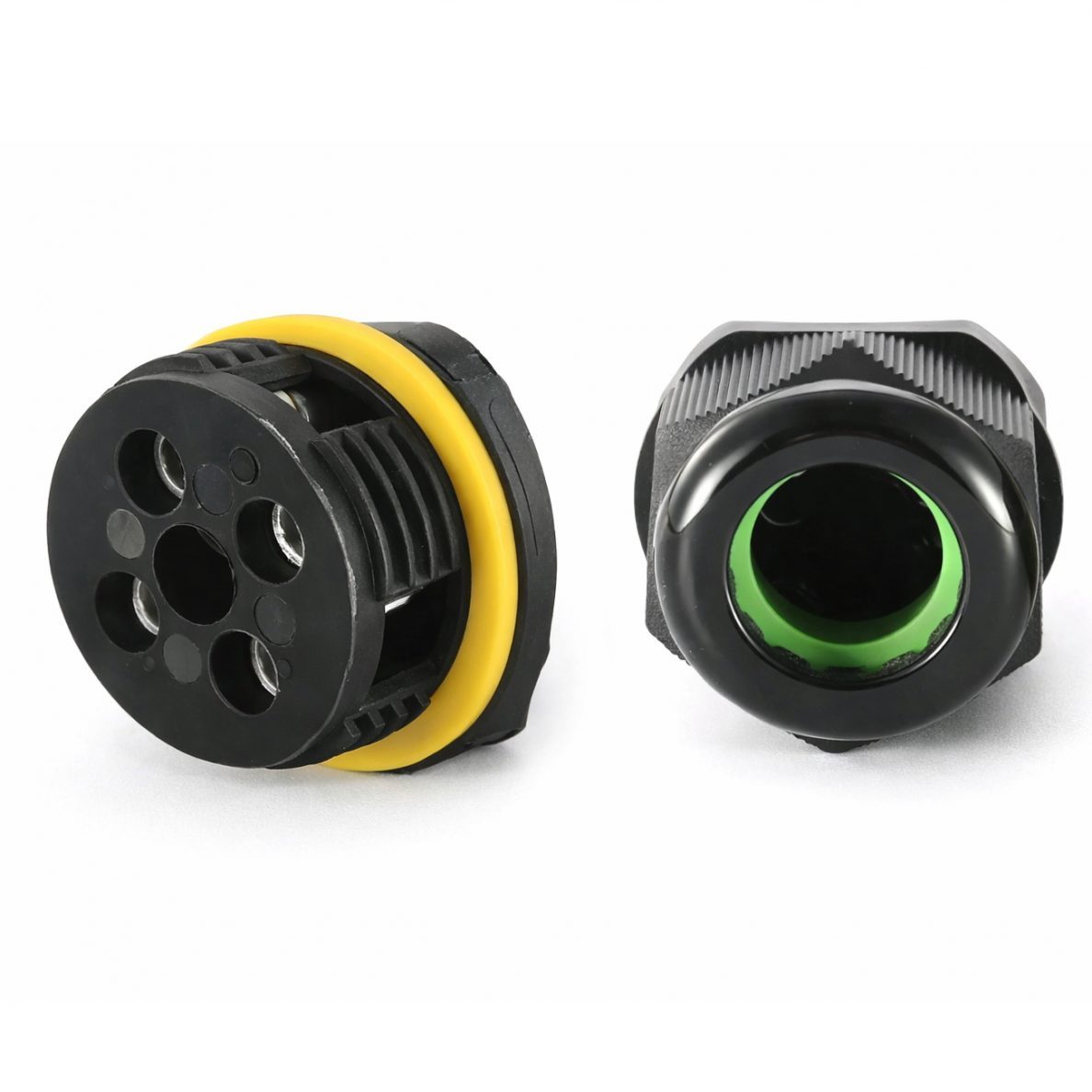 Złącze do łączenia kabli | M20 | 5–8 mm | 0.5–2.5 mm² | 4 styki (4P) | 21.8 × 81.2 mm | hermetyczne | IP68 | 16A | 230V | wodoodporne 2