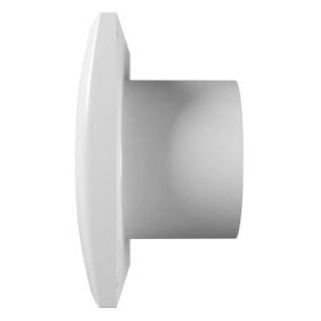 Fan with backdraft damper | D100 | 230V | with controller | 155x155x101mm | plastic | white 2