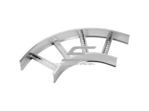 Kabelių kopėčių horizontalus 90° kampas | 600x60 mm | 1.5mm plienas | karšto cinkavimo Kabelių kopėčių horizontalus 90° kampas | 600x60 mm | 1.5mm plienas | karšto cinkavimo