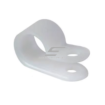 Cable | wire holder | R type | 5/16R (8mm) | round | white | 100pcs. Cable | wire holder | R type | 5/16R (8mm) | round | white | 100pcs.
