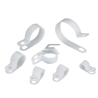 Cable | wire holder | R type | 1/4R (6mm) | round | white | 100pcs. 3 Cable | wire holder | R type | 1/4R (6mm) | round | white | 100pcs. 3