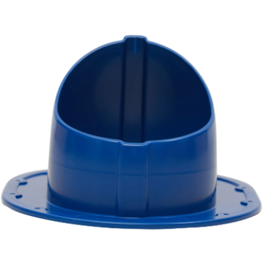Ventilācijas izvada stiprinājums dakstiņu jumta segumam | 330×265 mm | ABS | zils 3 Ventilācijas izvada stiprinājums dakstiņu jumta segumam | 330×265 mm | ABS | zils 3