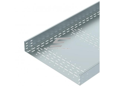 Kabelinis lovelis | kanalas | 3000x600x100x2mm | plieninis | perforuotas | juostinio cinkavimo | pilkas | OBO | BKRS 1006 FS