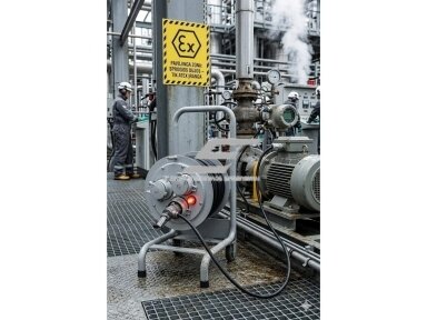 Sprogimui atspari kabelio ritė | saugiam elektros tiekimui | 50 m | IP65 | 3 gyslų | guminė izoliacija Sprogimui atspari kabelio ritė | saugiam elektros tiekimui | 50 m | IP65 | 3 gyslų | guminė izoliacija