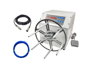 Kabelių vyniojimo ir rišimo įrenginys | JCW-WB01W | automatinė | 50–180 mm / 200 mm / 280 mm skersmuo | 1–10 aps./s | 5 mm kabeliams Kabelių vyniojimo ir rišimo įrenginys | JCW-WB01W | automatinė | 50–180 mm / 200 mm / 280 mm skersmuo | 1–10 aps./s | 5 mm kabeliams