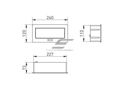 Kištukinių lizdų blokas | montuojamas į baldus | užsidarantis | 2xSchuko | 2xUSB-A | 240x120x73mm | 1,5m kabelis | juodas | AE-PBSUC2GS-20N | 5902801281693 Kištukinių lizdų blokas | montuojamas į baldus | užsidarantis | 2xSchuko | 2xUSB-A | 240x120x73mm | 1,5m kabelis | juodas | AE-PBSUC2GS-20N | 5902801281693