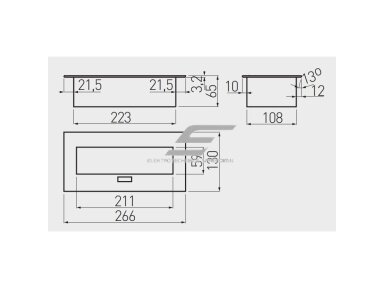 Kištukinių lizdų blokas | montuojamas į baldus | užsidarantis | 3xSchuko | 266x130x68mm | sidabrinis | AE-PB03GS-53 | 5908231362605 Kištukinių lizdų blokas | montuojamas į baldus | užsidarantis | 3xSchuko | 266x130x68mm | sidabrinis | AE-PB03GS-53 | 5908231362605