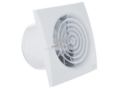 Ventiliatorius su drėgmės jutikliu | atbuliniu vožtuvu sklende | D125 | 230V | su valdikliu | 175x175x110.5mm | plastikas | balta Ventiliatorius su drėgmės jutikliu | atbuliniu vožtuvu sklende | D125 | 230V | su valdikliu | 175x175x110.5mm | plastikas | balta