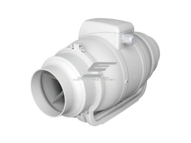 Kanalinis mišraus srauto ventiliatorius Turbo Join Compact 125 | D125 | 355 m³/h | 29 W | 230 V | 2 greičiai | 291×173×216 mm | pilkas | 34605 Kanalinis mišraus srauto ventiliatorius Turbo Join Compact 125 | D125 | 355 m³/h | 29 W | 230 V | 2 greičiai | 291×173×216 mm | pilkas | 34605