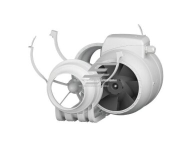 Kanalinis mišraus srauto ventiliatorius Turbo Join Compact 125 | D125 | 355 m³/h | 29 W | 230 V | 2 greičiai | 291×173×216 mm | pilkas | 34605 Kanalinis mišraus srauto ventiliatorius Turbo Join Compact 125 | D125 | 355 m³/h | 29 W | 230 V | 2 greičiai | 291×173×216 mm | pilkas | 34605