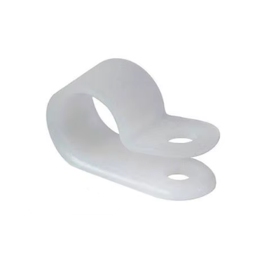 Cable | wire holder | R type | 5/16R (8mm) | round | white | 100pcs.