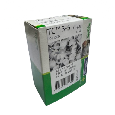 Kabeļa turētājs TC 3-5 | 1,2x20mm | Apaļš | Balts | 100 gab. | Thorsman Kabeļa turētājs TC 3-5 | 1,2x20mm | Apaļš | Balts | 100 gab. | Thorsman