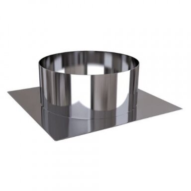 Podstawa deflektora D400 | 490×490×160 mm | stal nierdzewna | srebrny Podstawa deflektora D400 | 490×490×160 mm | stal nierdzewna | srebrny