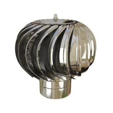 Rotary deflector D100 | ball bearings | stainless steel | silver Rotary deflector D100 | ball bearings | stainless steel | silver
