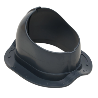 Ventilācijas izvada stiprinājums metāla jumta segumam | 330×265 mm | ABS | pelēks Ventilācijas izvada stiprinājums metāla jumta segumam | 330×265 mm | ABS | pelēks
