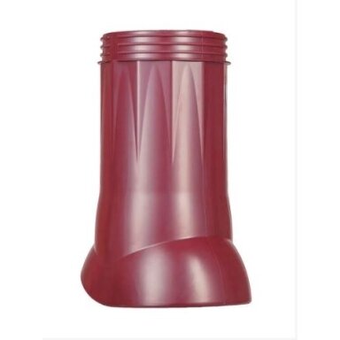 Ventilācijas izvads D125/160 | neizolēts | 510 mm | ABS | tumši sarkans Ventilācijas izvads D125/160 | neizolēts | 510 mm | ABS | tumši sarkans