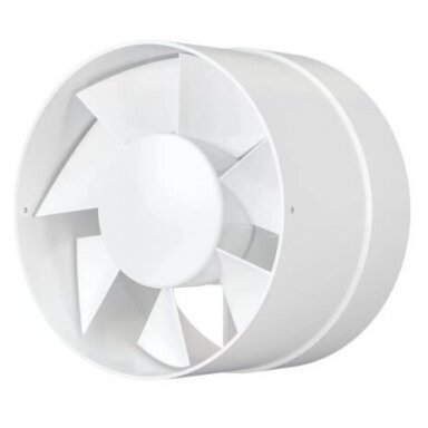 Kanalveida ventilators | sadzīves | ventilācijas sistēmām | 12V | D125 | 128x128x87mm | IP24 | plastmasa | balts Kanalveida ventilators | sadzīves | ventilācijas sistēmām | 12V | D125 | 128x128x87mm | IP24 | plastmasa | balts