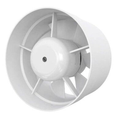 Kanalveida ventilators | sadzīves | ventilācijas sistēmām | 12V | D125 | 128x128x87mm | IP24 | plastmasa | balts Kanalveida ventilators | sadzīves | ventilācijas sistēmām | 12V | D125 | 128x128x87mm | IP24 | plastmasa | balts