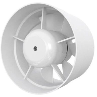 Kanalveida ventilators | sadzīves | ventilācijas sistēmām | D125 | 128x128x87mm | IP24 | plastmasa | balts Kanalveida ventilators | sadzīves | ventilācijas sistēmām | D125 | 128x128x87mm | IP24 | plastmasa | balts