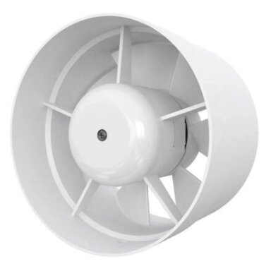 Kanalventilators | sadzīves | ventilācijas sistēmām | D125 | 128x128x87mm | IP24 | plastmasa | balts Kanalventilators | sadzīves | ventilācijas sistēmām | D125 | 128x128x87mm | IP24 | plastmasa | balts
