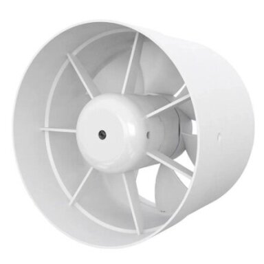 Kanalventilators | sadzīves | ventilācijas sistēmām | D150 | 153x153x104mm | IP24 | plastmasa | balts Kanalventilators | sadzīves | ventilācijas sistēmām | D150 | 153x153x104mm | IP24 | plastmasa | balts