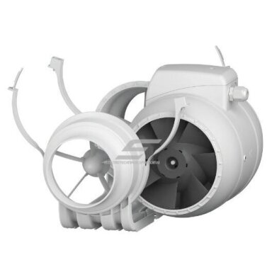 Mixed-flow duct fan Turbo Join Compact 125 | D125 | 355 m³/h | 29 W | 230 V | 2 speeds | 291×173×216 mm | grey | 34605 Mixed-flow duct fan Turbo Join Compact 125 | D125 | 355 m³/h | 29 W | 230 V | 2 speeds | 291×173×216 mm | grey | 34605