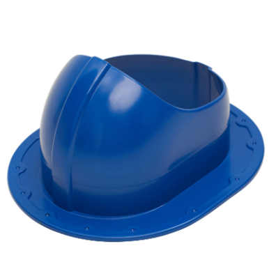 Ventilācijas izvada stiprinājums dakstiņu jumta segumam | 330×265 mm | ABS | zils 2 Ventilācijas izvada stiprinājums dakstiņu jumta segumam | 330×265 mm | ABS | zils 2
