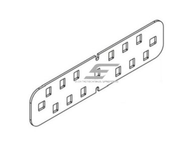 Tiesi kabelinio lovelio | kanalo jungtis | 190x45mm | RGV 60S Tiesi kabelinio lovelio | kanalo jungtis | 190x45mm | RGV 60S