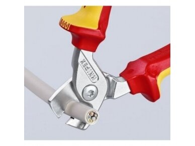 Kabelio | laido kirpimo replės | žirklės elektrikui | izoliuotos | 50mm² | 160mm | KNIPEX | 95 16 160 | 4003773085898 Kabelio | laido kirpimo replės | žirklės elektrikui | izoliuotos | 50mm² | 160mm | KNIPEX | 95 16 160 | 4003773085898