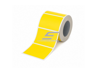 Žymėjimo etiketė | perforuota | 50x30mm | geltona | 500 vnt/rul. | kabelių, įrangos ir inventoriaus ženklinimui Žymėjimo etiketė | perforuota | 50x30mm | geltona | 500 vnt/rul. | kabelių, įrangos ir inventoriaus ženklinimui